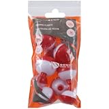 Maurice Sporting Goods - South Bend FRW-10 10-Pack Push-Button Red & White Floats