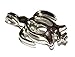 Turtle Bead Cage - Old School Geekery TM Brand Jewelry Making Supplies - Hollow Silver Plated Bead Cage Pendant - Add your own Pearls, Stones, Rock to Cage, or add Perfume and Essential Oils to Create a Scent Diffusing Necklace