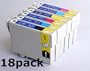 High-Capacity Compatible Epson 98 #98 ink Cartridges for Epson Artisan 600 700 800 Replace 99 #99 Standard Capacity Ink - 18 Pack 3 Full Sets