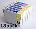18 pack 3 full sets) High-Capacity Compatible Epson 98 #98 ink cartridges For Epson A...