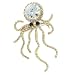 

Clear Rhinestone Octopus Animal Pin Brooch