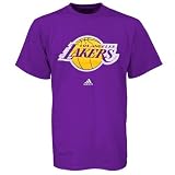 adidas Los Angeles Lakers Purple Primary Logo T-shirt