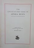 The uncollected verse of Aphra Behn