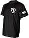 Gadsden and Culpeper Crusader T-Shirt Black - XL
