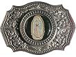 Mens "Virgin Mary" Picture Metal Belt Buckle Mens "Virgin Mary" Picture Metal Belt Buckle