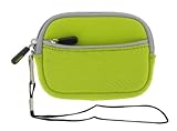 Neoprene Sleeve Case (Neon Green) for Canon PowerShot SX210IS 14.1 MP Digit ....