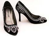 Women's Colin Stuart Pointed Toe Jeweled Pumps