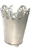 Trevis Vase with Ornate Rim