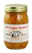 Byler's Relish House Homemade Amish Country Hot Pepper Mustard 16 oz.