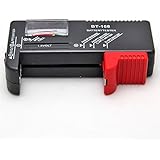 L.Store &reg; Universal Battery Tester for AA AAA C D 9V Button Cell Batteries Status Checker