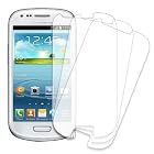 MPERO 3 Pack of Clear Screen Protectors for Samsung Galaxy S III S3 Mini