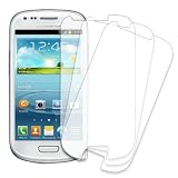 MPERO 3 Pack of Clear Screen Protectors for Samsung Galaxy S III S3 Mini