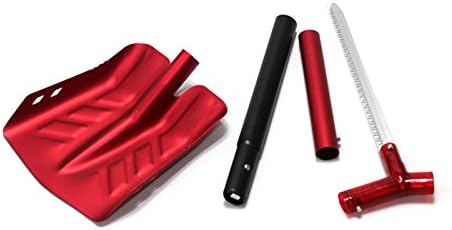 EXTEN 4-Piece Snow Ice Shovel Built-in Saw Car Outdoor Camping Backpacking Gear