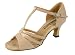Latin T Strap, 4.5, Beige Leather