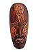 The Challenger of Self, African Tribal Wooden Mask, Hand Carved in Bali, 8 Inch