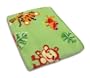 Fisher-Price Rainforest Jungle Stripe Coral Fleece Blanket