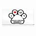 Polish Lowland Sheepdog Dogs Dog Dogs White Animal Metal License Plate Sign Tag