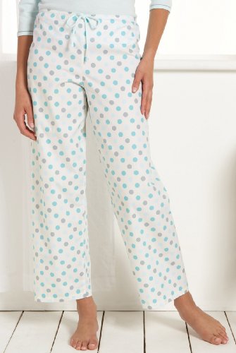 Pure Cotton Full Length Spot Pyjamas Bottoms