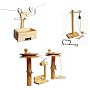Maxim Tree House 3 pc Accessory Set - Gondola, Chair Lift, Clamp Winch