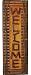Hand-Crafted Vertical Welcome Sign Plaque With Green A Natural Wood Log Twig Look (Made Of Wood) 18