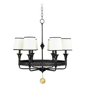 World Imports Lighting 2346-47 Manhattan 6-Light Iron Chandelier, Oiled Bronze by World Imports