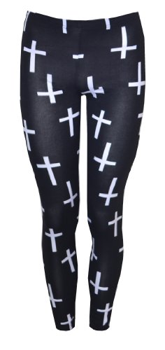 Vip Boutique Cross Printed Leggings
