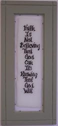 Medium Framed Verse - Faith Verse