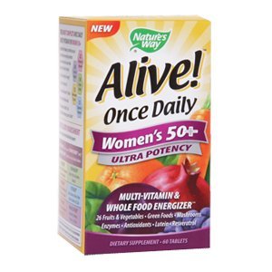 Nature's Way Alive Once Daily Women's 50+ Ultra Potency Multivitamin, 60 Tableets