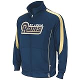 St. Louis Rams Tailgate Time Full Zip Performance Track Jacket