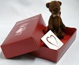 Image of Dapper Dan Teddy Bear Gift Package with Free White Gift Card (Heart) - Teddy Delivery