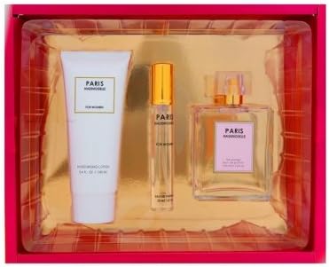 Paris Mademoiselle Perfume for Women 3 Piece Set; Perfume 3.4 Fl. 0z, Mini Perfume .07 Fl. Oz. And Moisturizing Lotion