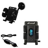 iRiver T60 Flexible Auto Windshield Holder with Car Charger - Uses Gomadic TipExchange