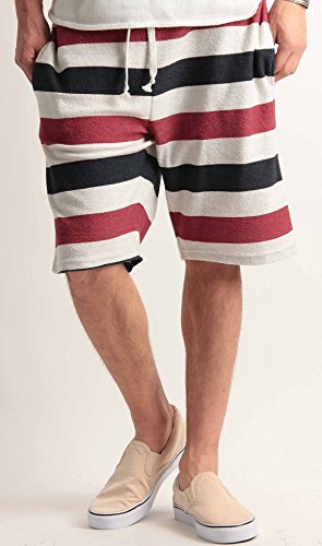 総柄プリント 裏毛ショートパンツ メンズ Mサイズ トリコ