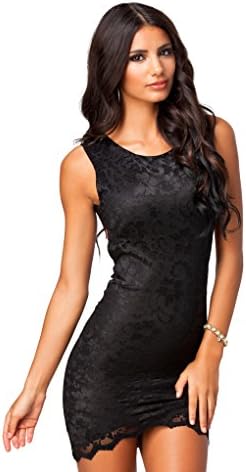 ABinc Womens dresses Sexy lace Mesh Party Club Cocktail mini Dress