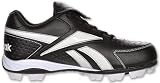 Reebok J16260 Men's Prospect Low MRT Baseball Cleats (Black/White)