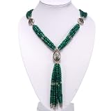 Handmade Asurite/Malachite & Silver Necklace