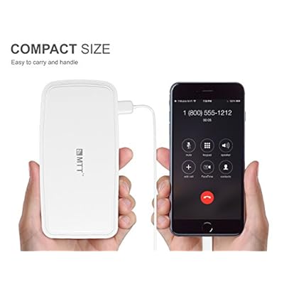 MTT Airpower 15i High Capacity Dual USB Output 15000 mAH Powerbank [Most Compact 15000mAh Design] (15000 Black)