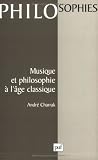 Revue Presses Universitaires de France - PUF  / Musique et philosophie à l'âge classique