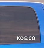 KCCO keep calm and chive on vinyl decal sticker WHITE