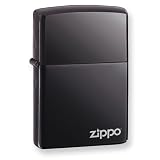 Zippo Black Ice with Zippo Logo Lighter