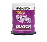 Magnavox - 100-Pack 16x DVD-R Disc Spindle DM4M6B00F17