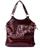 Urban Expressions - Patent Croco tote