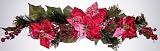 32" Poinsettia Swag