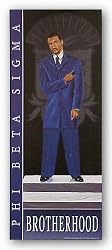 Brotherhood - Phi Beta Sigma by Johnny Myers 8"x20" Art Print Poster African-American