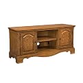 Country Casual Center Console - Oak