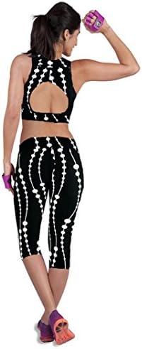 OVERMAL Women High Waist Fitness Yoga Sport Pants Leggings (L, Black)