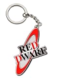 Red Dwarf Metal Logo Keychain