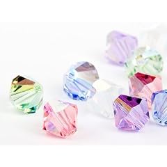 Glasperlen zum Auff�deln von Swarovski Doppelkegel 4mm (Dream Mix), 96 St�ck