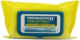 Preparation H Medicated Hemorrhoidal Wipes with Witch Hazel and Aloe, 48-Count Refill Packages (Pack of 4)