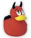 Rubber Duckie - Devil Duck (Size: 3" x 2")